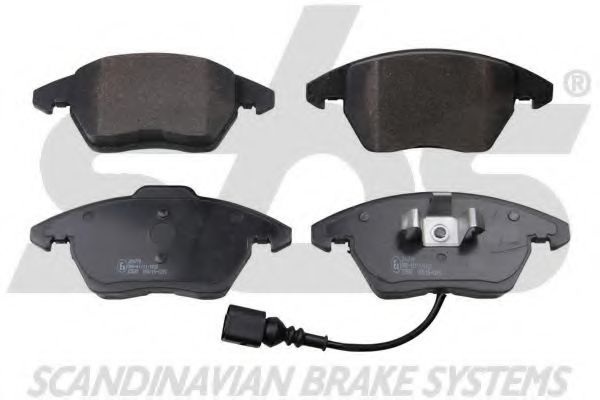Комплект тормозных колодок, дисковый тормоз 1501224770 sbs
