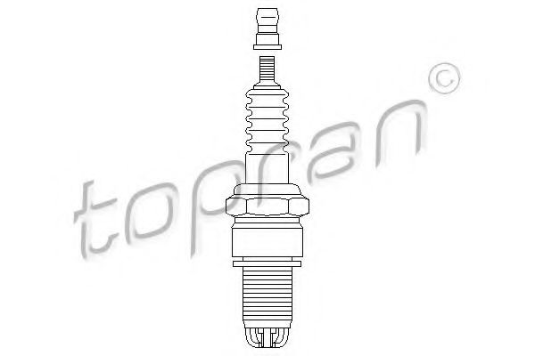 Свеча зажигания 107 129 TOPRAN