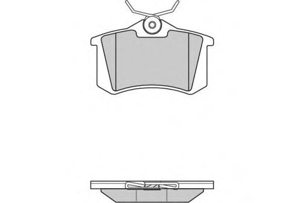 Комплект тормозных колодок, дисковый тормоз 12-0807 E.T.F.