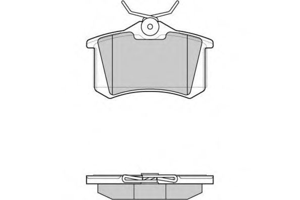 Комплект тормозных колодок, дисковый тормоз 12-0906 E.T.F.