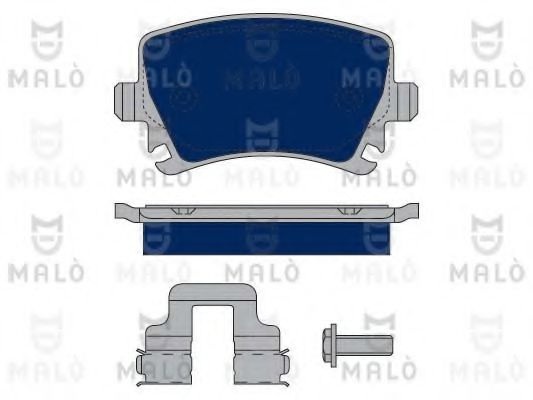 Комплект тормозных колодок, дисковый тормоз 1050152 MAL?