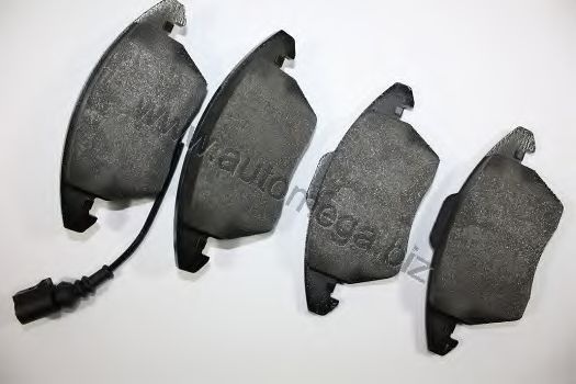 Комплект тормозных колодок, дисковый тормоз 1069801515K0 AUTOMEGA
