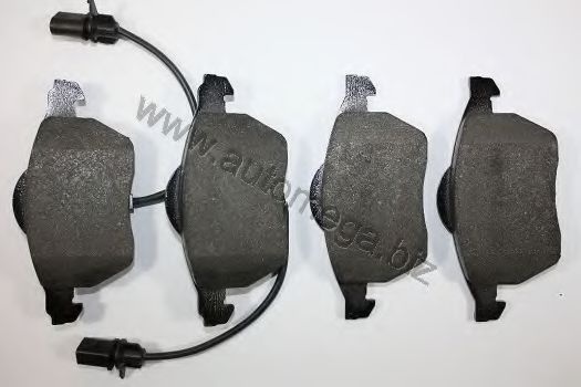 Комплект тормозных колодок, дисковый тормоз 1069801518E0K AUTOMEGA