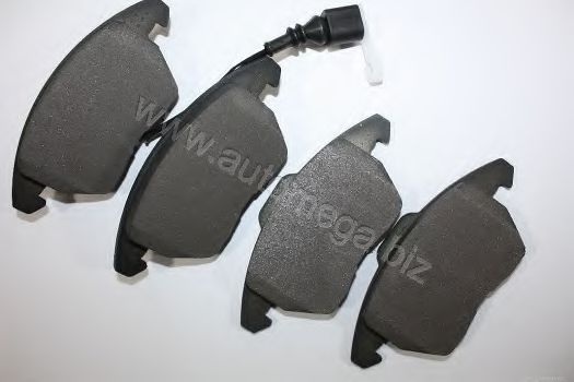 Комплект тормозных колодок, дисковый тормоз 3169801511K0E AUTOMEGA