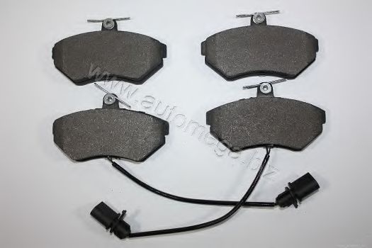 Комплект тормозных колодок, дисковый тормоз 3169801518E0B AUTOMEGA