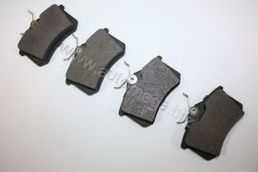 Комплект тормозных колодок, дисковый тормоз 3169804518E0E AUTOMEGA