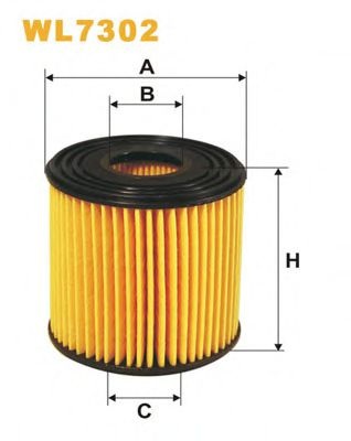 Масляный фильтр WL7302 WIX FILTERS