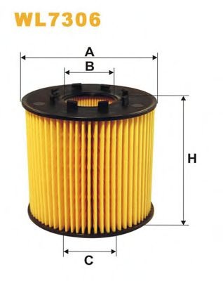 Масляный фильтр WL7306 WIX FILTERS
