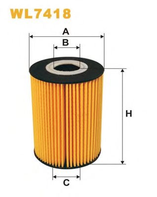 Масляный фильтр WL7418 WIX FILTERS