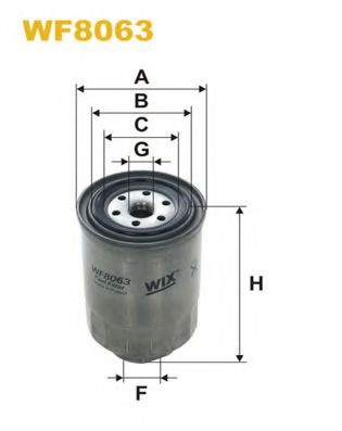 Топливный фильтр WF8063 WIX FILTERS