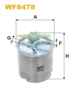 Топливный фильтр WF8478 WIX FILTERS