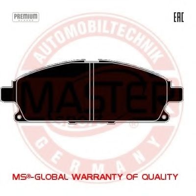 Комплект тормозных колодок, дисковый тормоз 13046058422N-SET-MS MASTER-SPORT