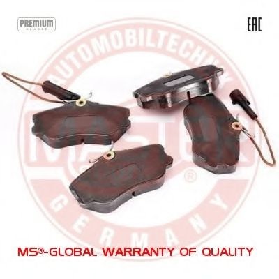 Комплект тормозных колодок, дисковый тормоз 13-0460-2963-2N-SET-MS MASTER-SPORT