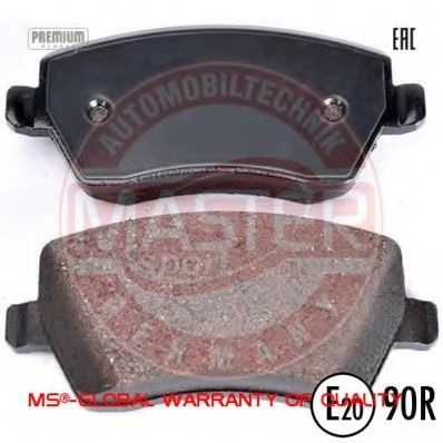 Комплект тормозных колодок, дисковый тормоз 13046058012N-SET-MS MASTER-SPORT