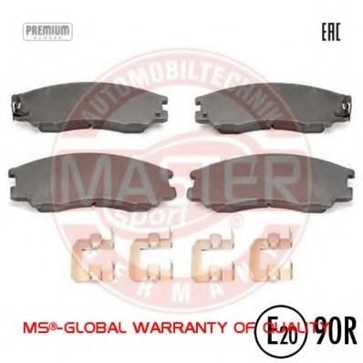 Комплект тормозных колодок, дисковый тормоз 13046059502N-SET-MS MASTER-SPORT
