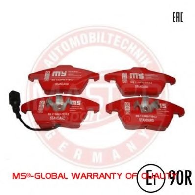 Комплект тормозных колодок, дисковый тормоз 13046071842-SET-MS MASTER-SPORT