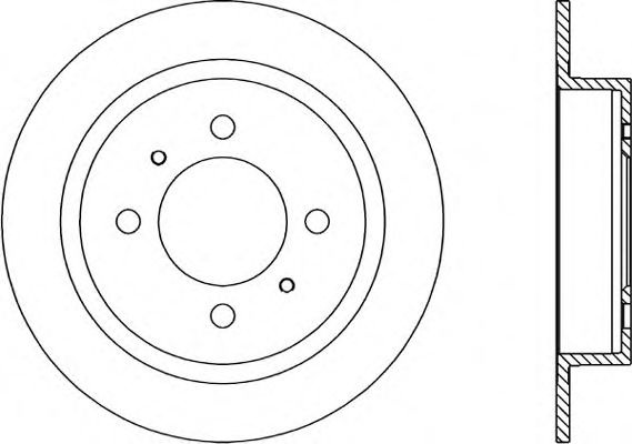 Тормозной диск BDA1396.10 OPEN PARTS