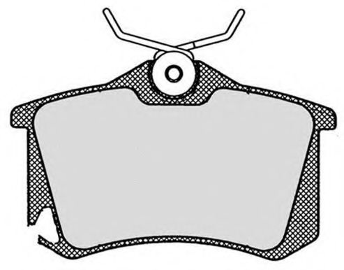 Комплект тормозных колодок, дисковый тормоз RA.0348.6 RAICAM