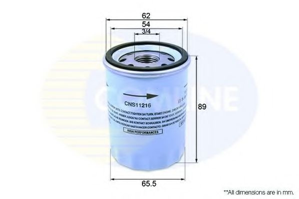 Масляный фильтр CNS11216 COMLINE