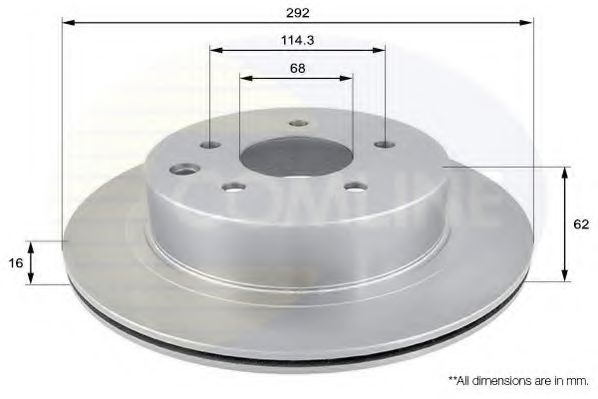 Тормозной диск ADC0272V COMLINE