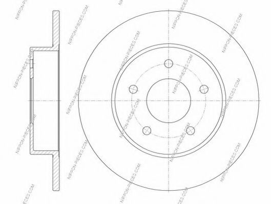 Тормозной диск N331N04 NPS