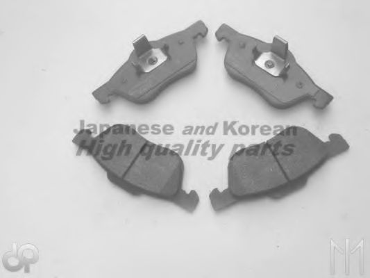 Комплект тормозных колодок, дисковый тормоз 1080-2801 ASHUKI