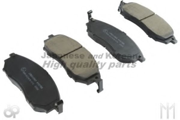 Комплект тормозных колодок, дисковый тормоз 1080-4901 ASHUKI