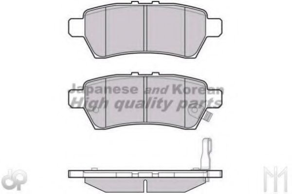 Комплект тормозных колодок, дисковый тормоз 1083-0501A ASHUKI
