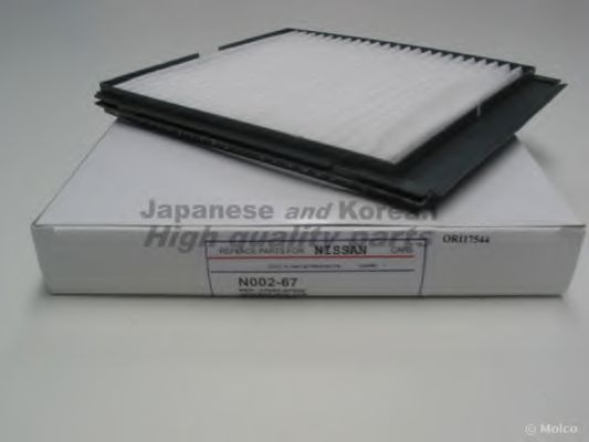 Фильтр, воздух во внутренном пространстве N002-67 ASHUKI
