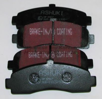 Комплект тормозных колодок, дисковый тормоз N009-70A ASHUKI