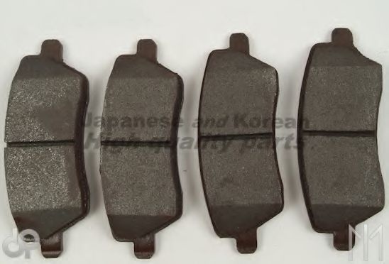 Комплект тормозных колодок, дисковый тормоз N009-73A ASHUKI