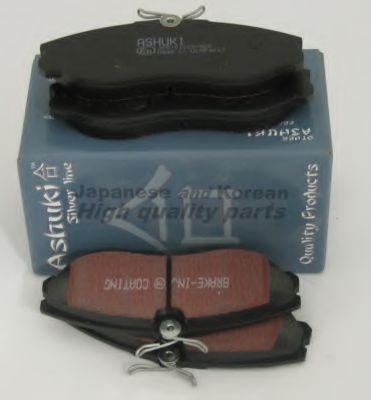 Комплект тормозных колодок, дисковый тормоз N009-75A ASHUKI