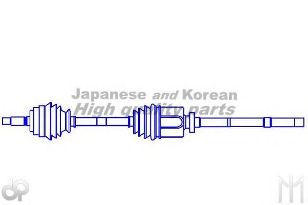 Шарнирный комплект, приводной вал N042-02 ASHUKI