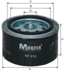 Масляный фильтр TF 315 MFILTER