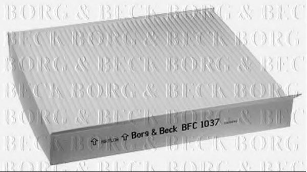 Фильтр, воздух во внутренном пространстве BFC1037 BORG & BECK