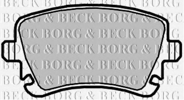 Комплект тормозных колодок, дисковый тормоз BBP2139 BORG & BECK