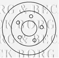 Тормозной диск BBD4304 BORG & BECK