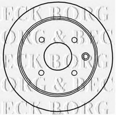 Тормозной диск BBD5170 BORG & BECK