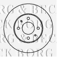 Тормозной диск BBD4112 BORG & BECK