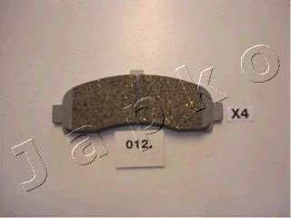 Комплект тормозных колодок, дисковый тормоз 50012 JAPKO