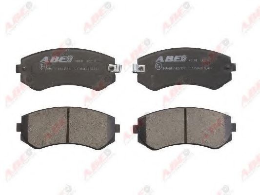 Комплект тормозных колодок, дисковый тормоз C11058ABE ABE