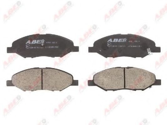 Комплект тормозных колодок, дисковый тормоз C11080ABE ABE