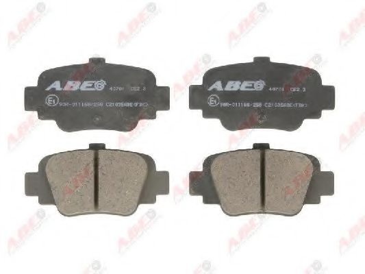 Комплект тормозных колодок, дисковый тормоз C21035ABE ABE