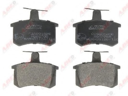 Комплект тормозных колодок, дисковый тормоз C2A001ABE ABE