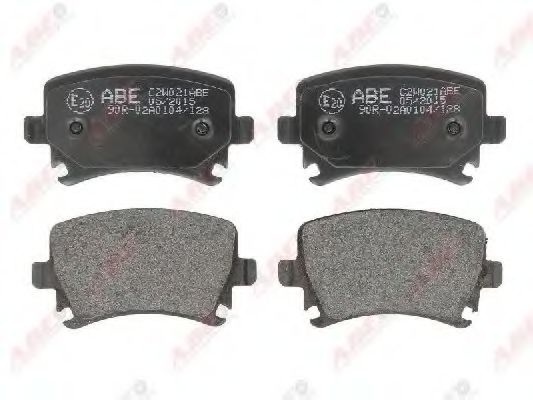 Комплект тормозных колодок, дисковый тормоз C2W021ABE ABE