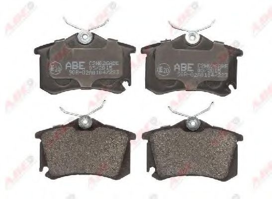 Комплект тормозных колодок, дисковый тормоз C2W026ABE ABE