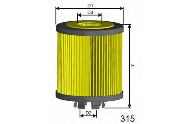 Масляный фильтр L109 MISFAT