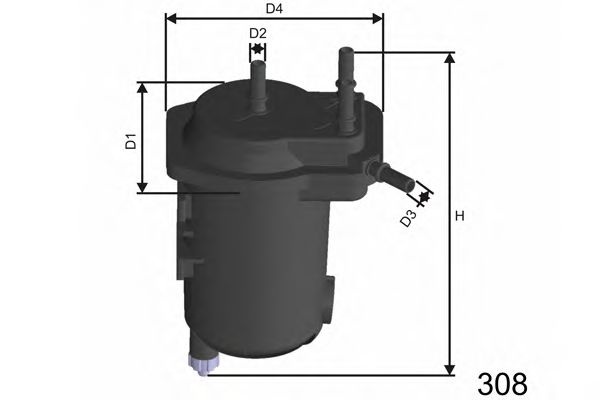 Топливный фильтр F113 MISFAT