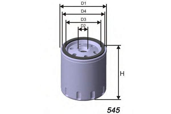 Масляный фильтр Z413 MISFAT