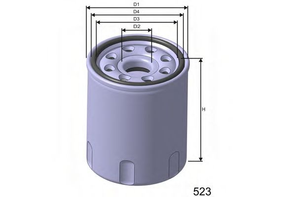 Масляный фильтр Z266 MISFAT